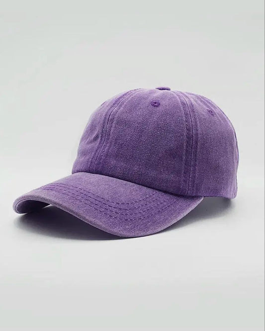 Gorra básica washed lila