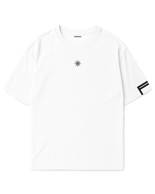 Camiseta Oversized Blanca Kimetsu No Yaiba Akaza