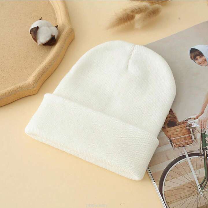 Gorro Tejido Crema