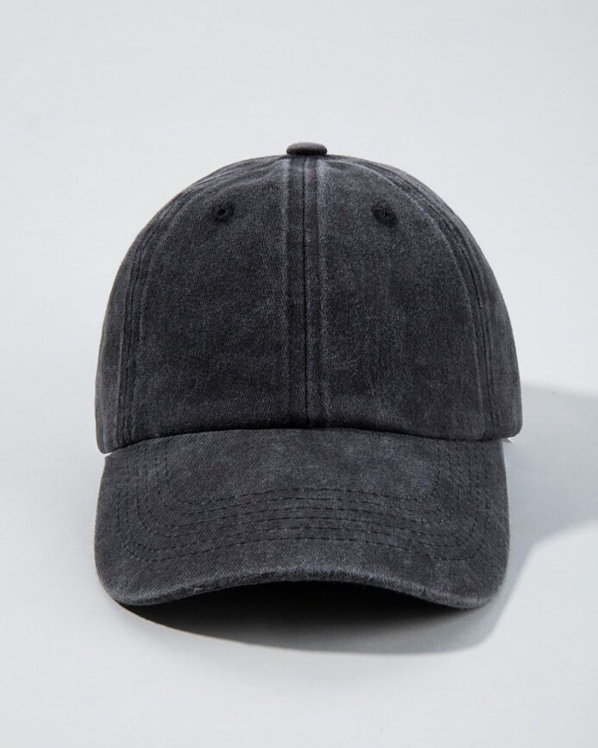 Gorra básica washed negra