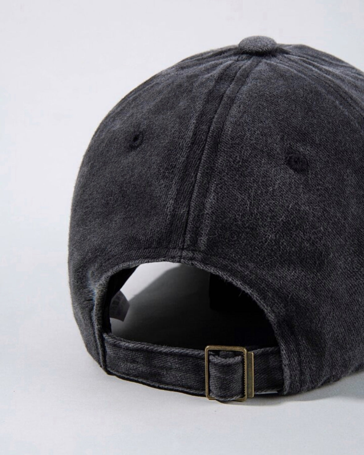 Gorra básica washed negra