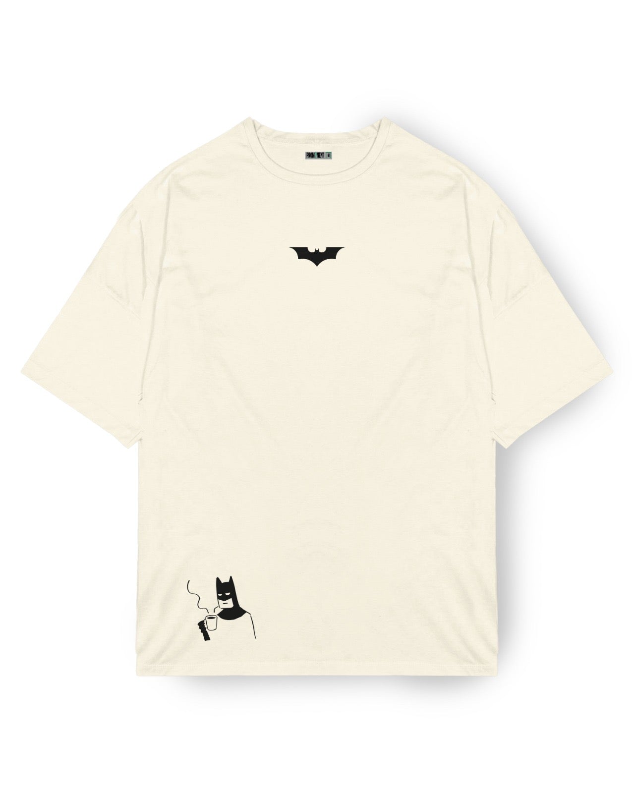 Camiseta oversized Crema Batman