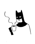 Camiseta Oversized Crema Batman