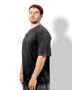 Camiseta Oversized Black Acid Washed