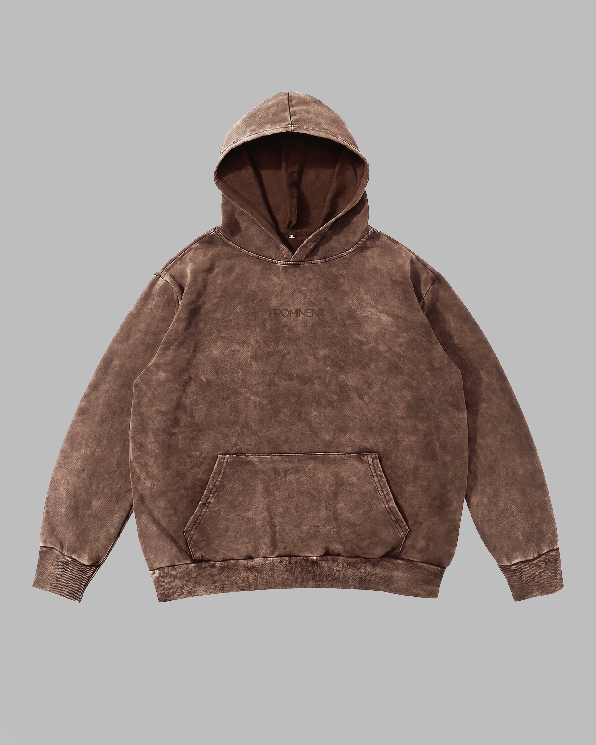Hoodie Relaxed Fit Acid Washed