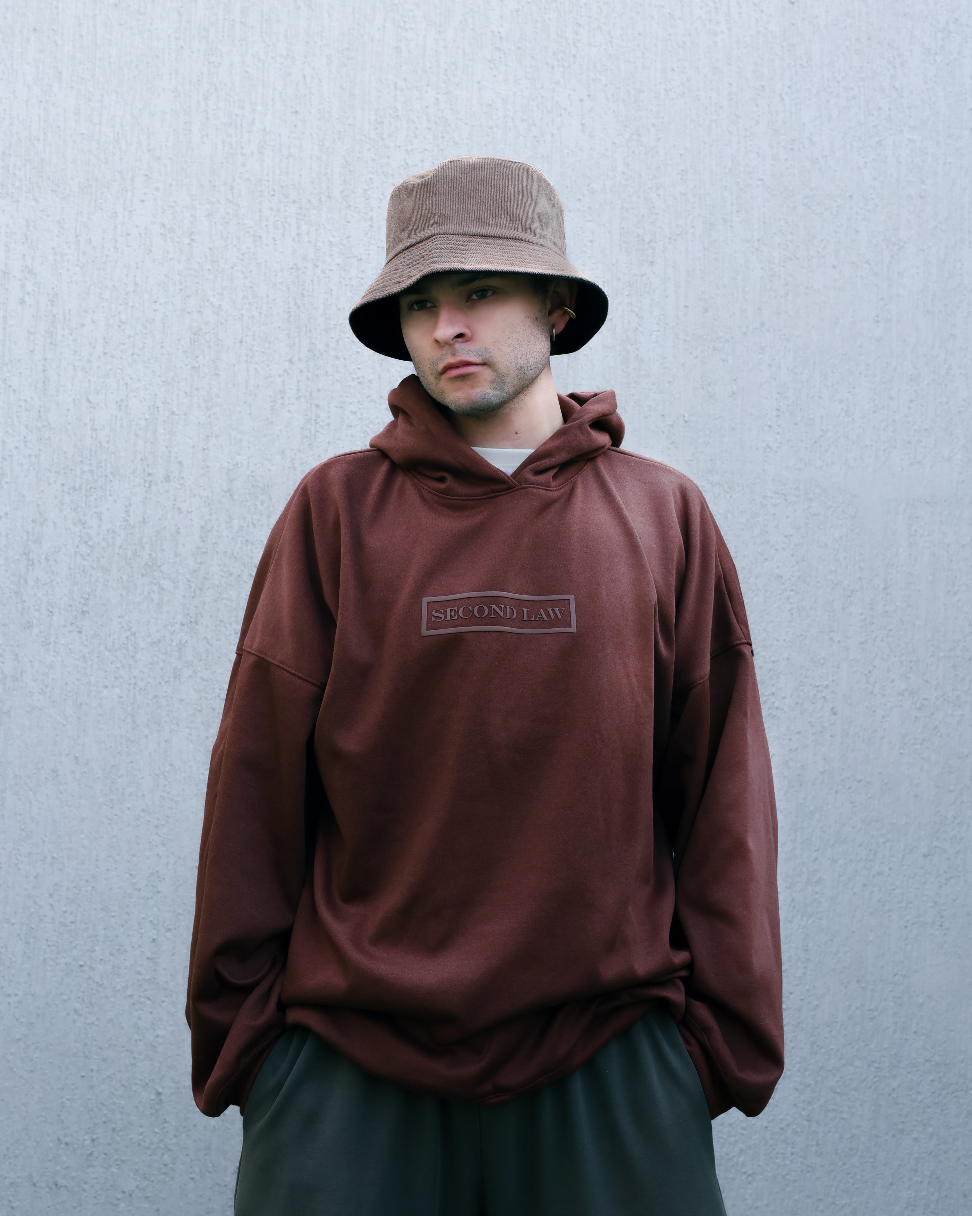 Hoodie Oversized Cafe