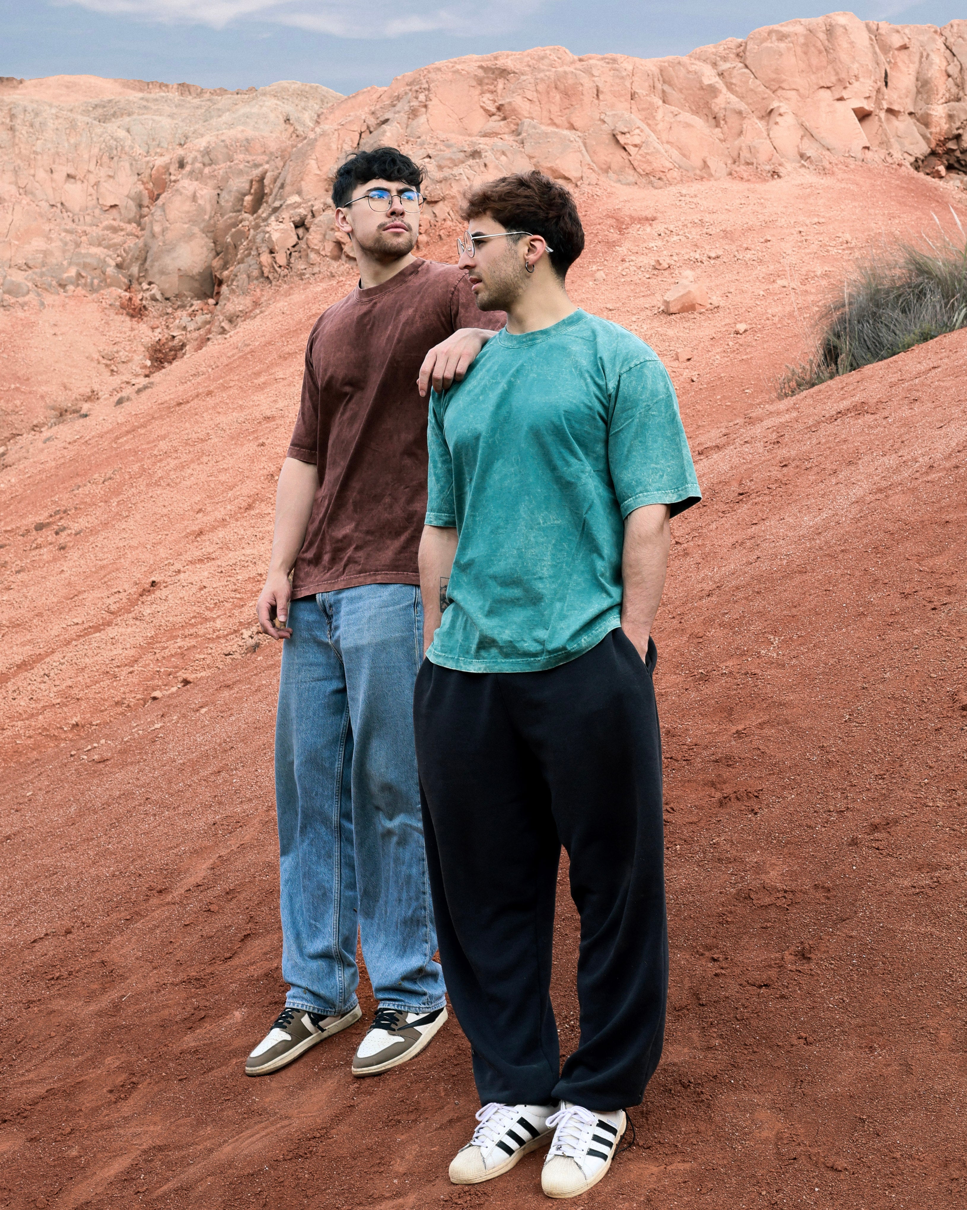 Camiseta Oversized Green Acid Washed