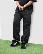 Pantalón De Sudadera Relaxed Fit Negro