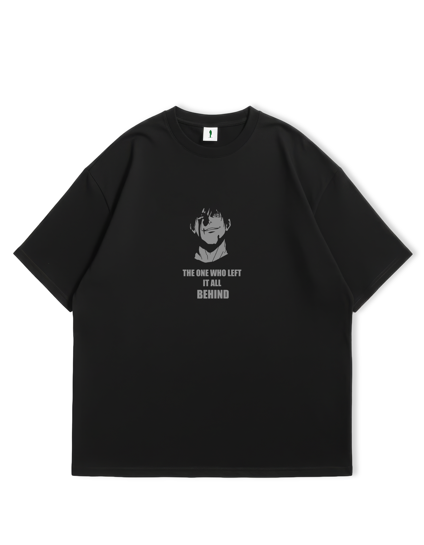 Camiseta Oversized Negra Toji Fushiguro