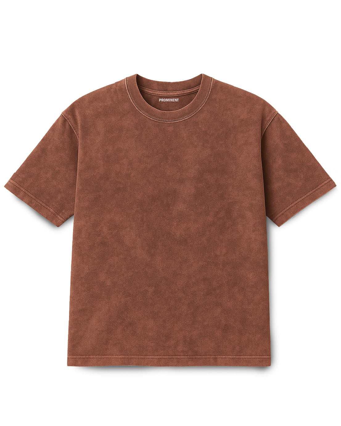 Camiseta Oversized Brown Acid Washed