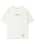 Camiseta Oversized Blanca/marfil Frieren