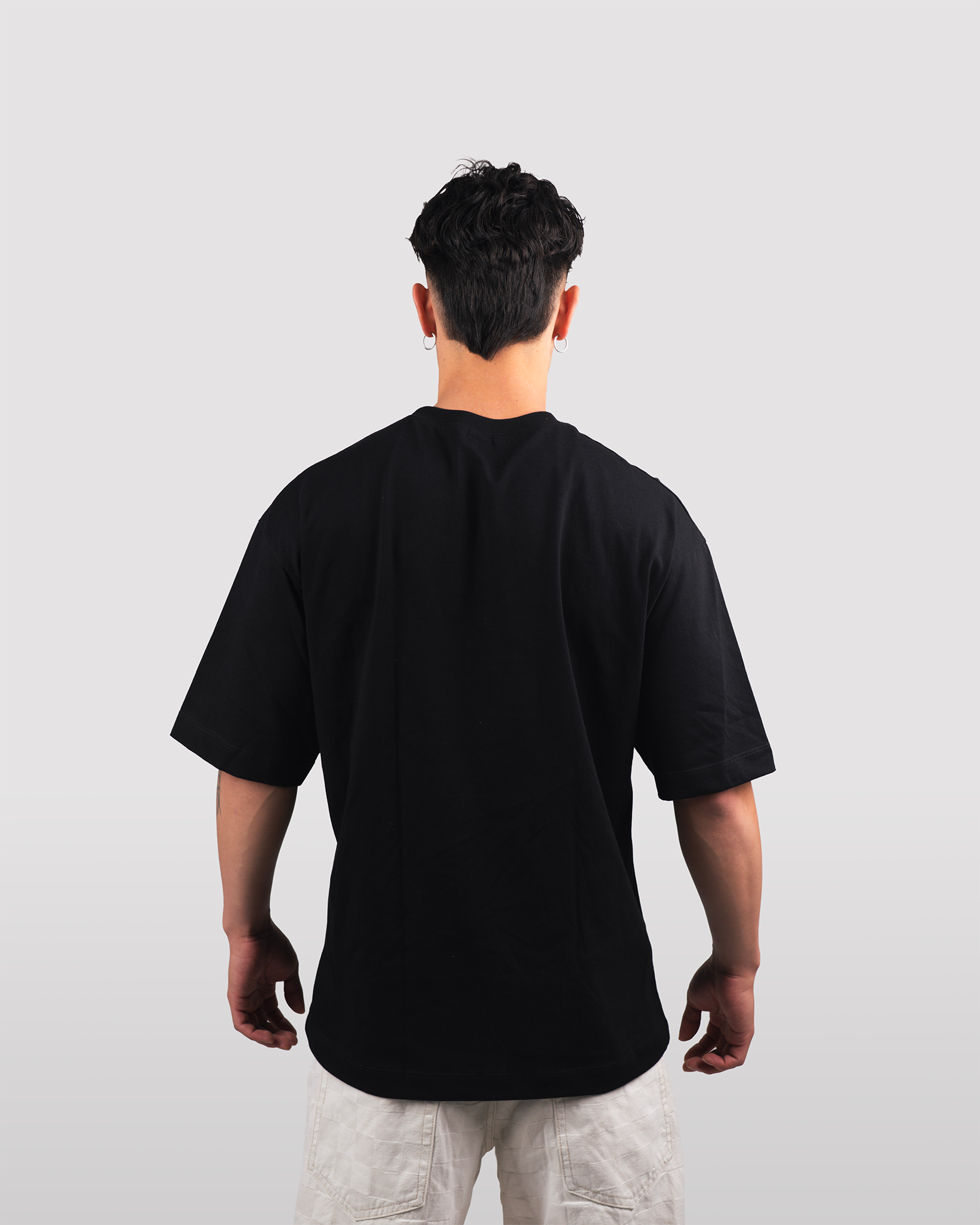 Camiseta Oversized One Piece Luffy Black