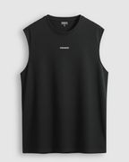 Camiseta Basica Oversized Sleeveless Negra