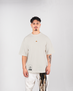 Camiseta Oversized One Piece Luffy Marfil/Nude