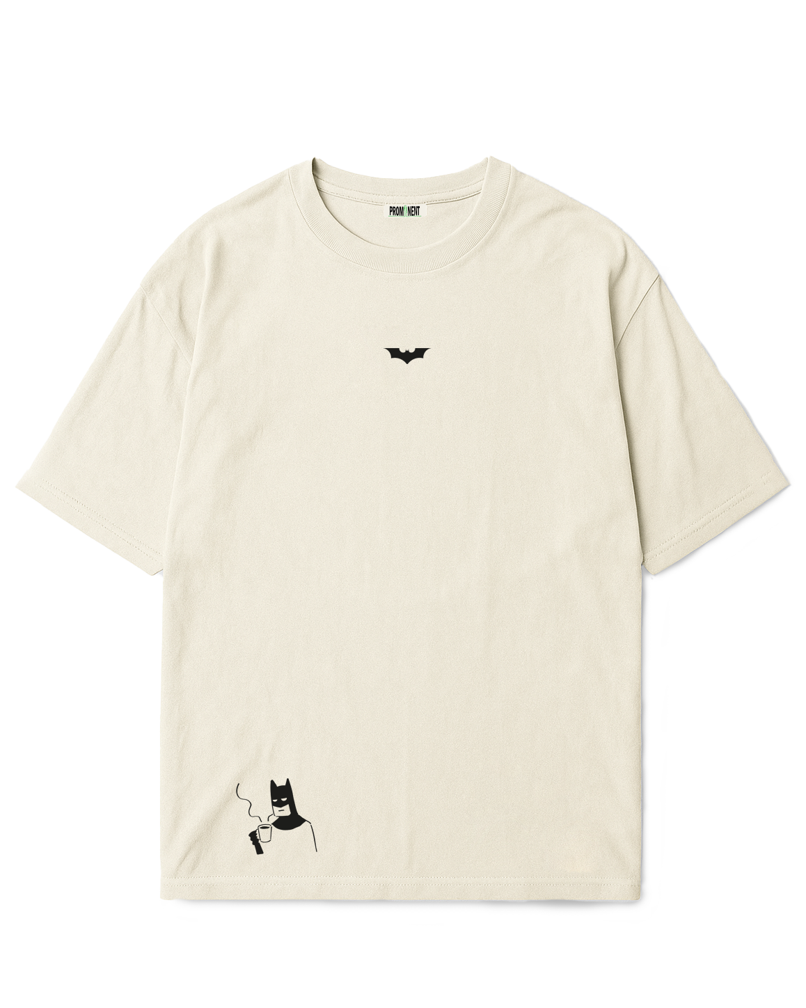 Camiseta Oversized Crema Batman