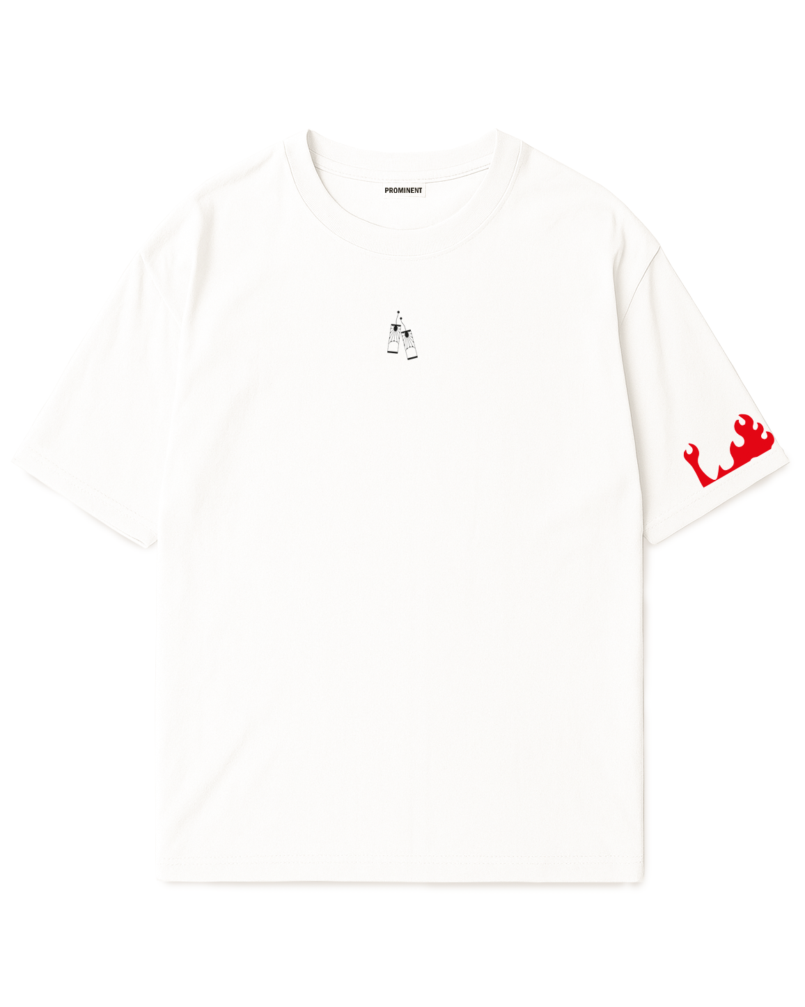 Camiseta Oversized Blanca/marfil Kimetsu No Yaiba Tanjiro