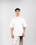 Camiseta Oversized Blanco Marfil