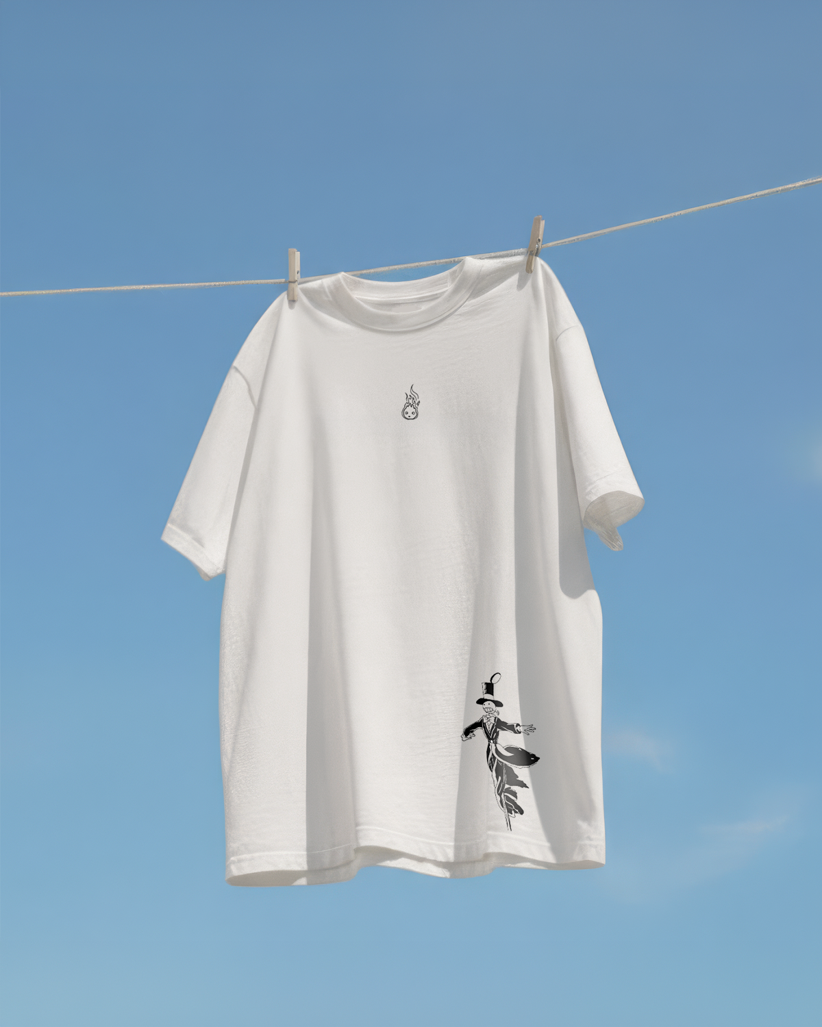 Camiseta Oversized Castillo Vagabundo