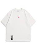 Camiseta Oversized Blanca/marfil Itachi