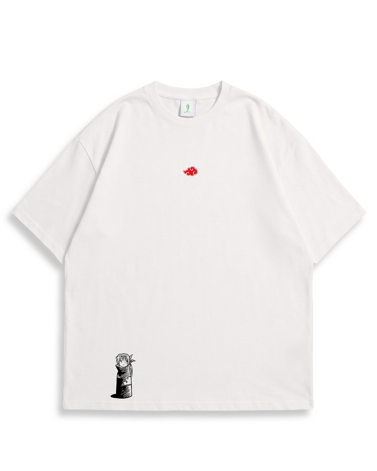 Camiseta Oversized Blanca/marfil Itachi