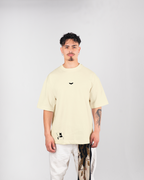 Camiseta Oversized Crema Batman