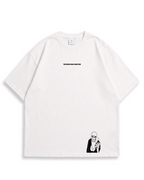 Camiseta Oversized Blanca/marfil Pain