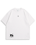 Camiseta Oversized Blanca/marfil Dragon Ball