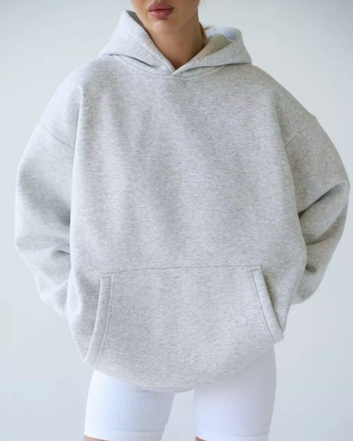 Heather Gray Hoodie Regular Fit