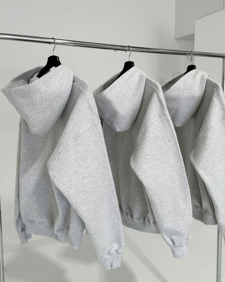 Heather Gray Hoodie Regular Fit