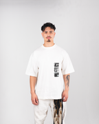 Camiseta Oversized Blanca/marfil Enjoy Life