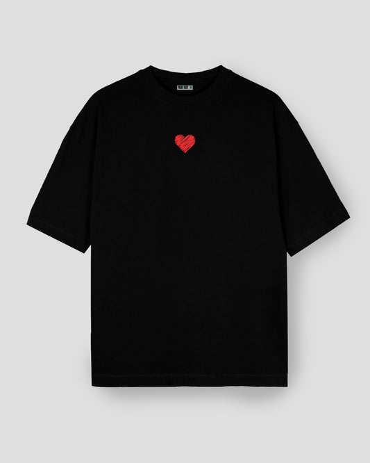 Camiseta oversized Corazon