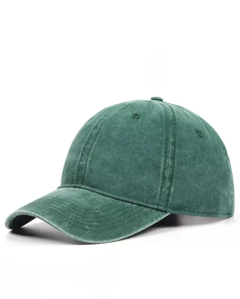Gorra básica washed verde