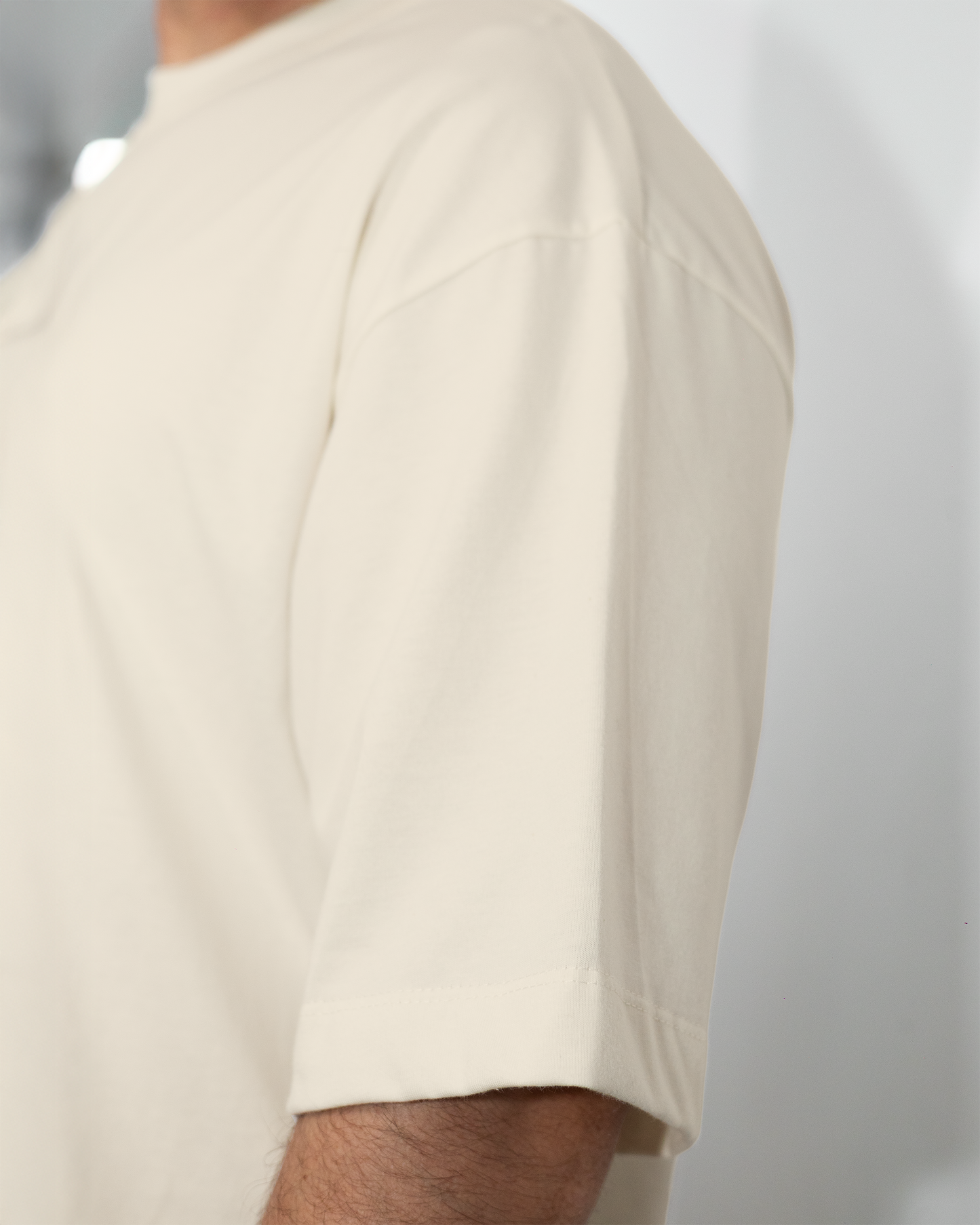 Camiseta Oversized Crema Luffy