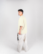 Camiseta Oversized One Piece Luffy Crema