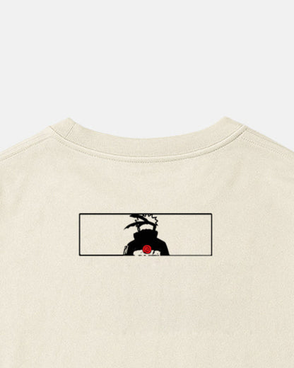 Camiseta Oversized Crema Naruto