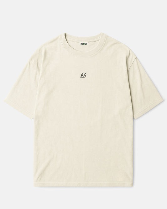 Camiseta Oversized Crema Naruto