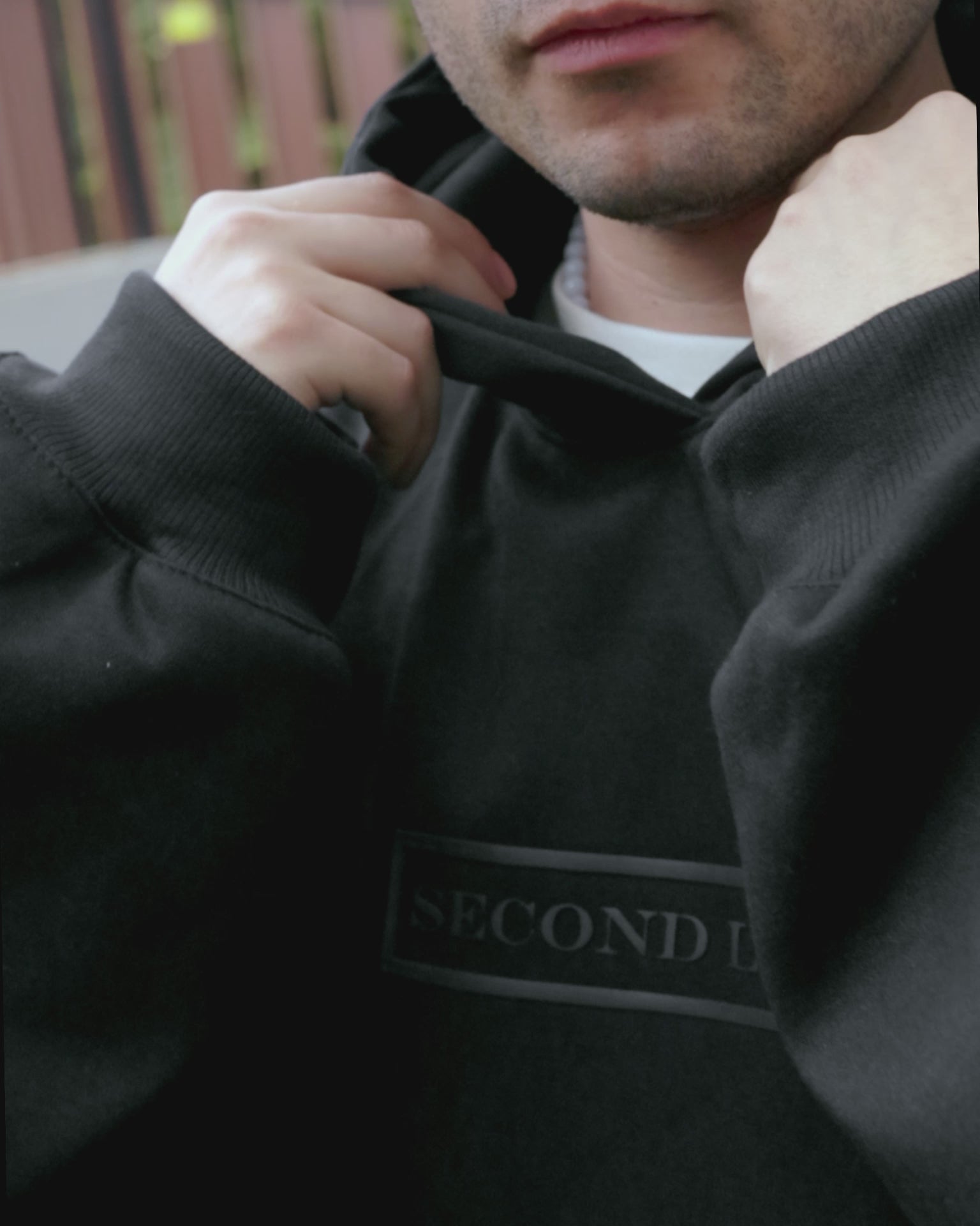 Hoodie Oversized Negro