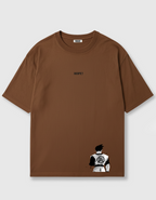 Camiseta Oversized Marron Dragon Ball Gohan