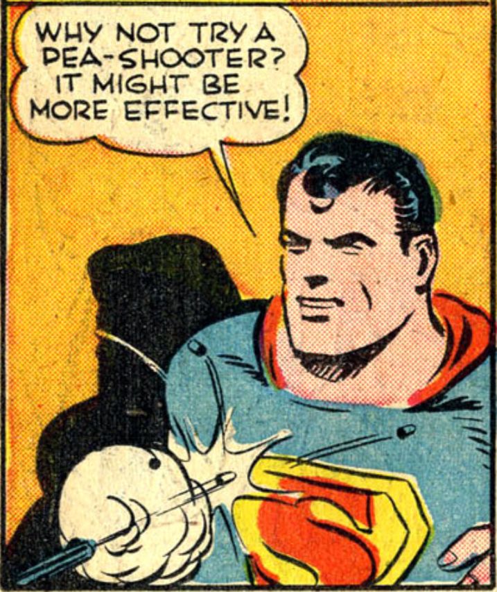 Camiseta Oversized Blanca/marfil Superman