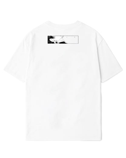 Camiseta Oversized Blanca Kimetsu No Yaiba