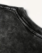 Camiseta Oversized Black Acid Washed